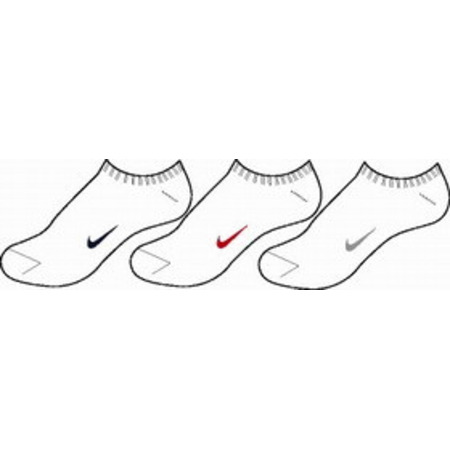 Nike Socks 3PPK Kids Ped (101/branco)