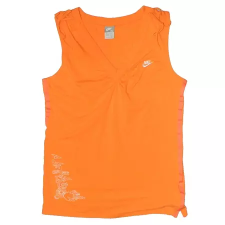 Nike Blusa V-Neck Sleveless (818/laranja)