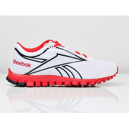 Reebok Mulher Realflex Optimal 4.0 (branco/vermelho)