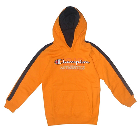 Champion Moletom Authentic Basic Graphic (Laranja/azul)