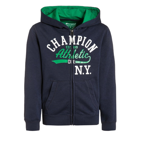 Champion Hoodie Full-Zip Athletic NY 1919 Kids (navy/green)