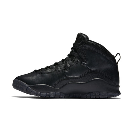 Air Jordan Retro 10 "NYC" Niñ@ (012/black/dark grey/metalic gold)