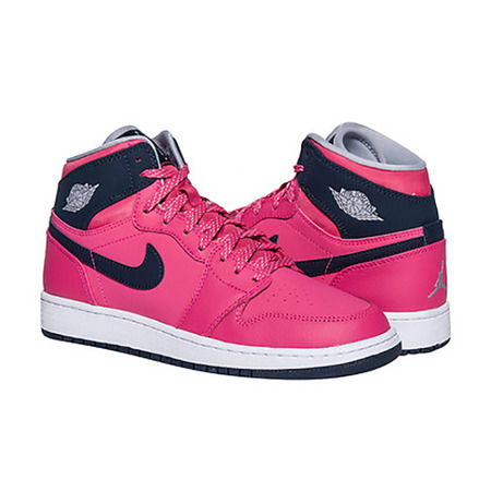 Air Jordan 1 Retro High GG "Pink" (vivid pink/wolf grey/white)