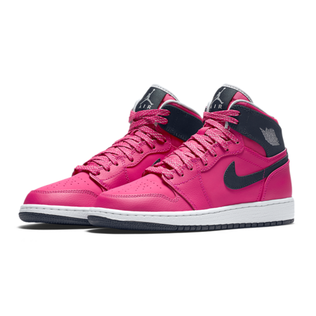 Air Jordan 1 Retro High GG "Pink" (vivid pink/wolf grey/white)