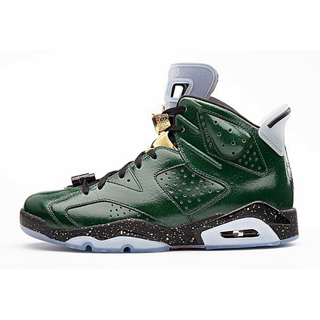 Air Jordan Retro VI "Champagne" (350/verde/dorado/negro/blanco)