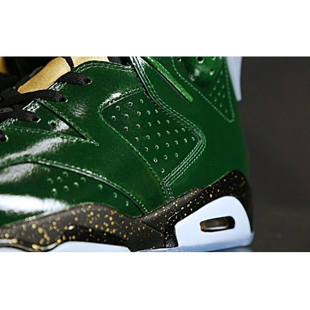 Air Jordan Retro VI "Champagne" (350/verde/dorado/negro/blanco)