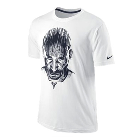 Kobe Dri-Fit Tron Face T-Shirt (100/branco/obsidian)