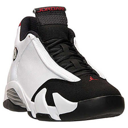 Air Jordan 14 Retro BG "Black Toe" (blanco/negro)