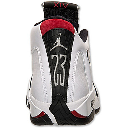 Air Jordan 14 Retro BG "Black Toe" (blanco/negro)