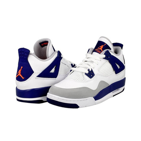 Air Jordan IV Retro (GS) "Deep Royal" (132/white/royal blue/wolf)