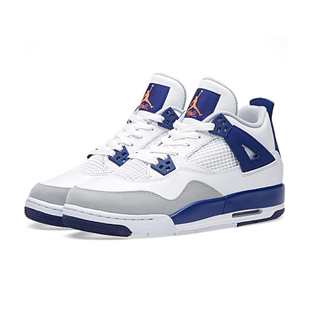 Air Jordan IV Retro (GS) "Deep Royal" (132/white/royal blue/wolf)