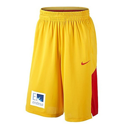 Nike Short Réplica Spain Basket (704amarillo/rojo)