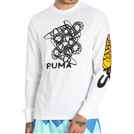 Puma 4TH Quarter LS Tee "White"