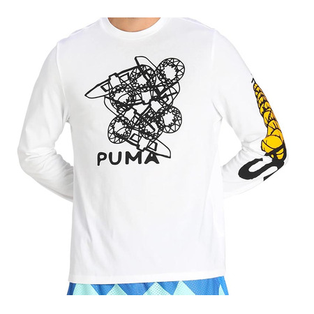 Puma 4TH Quarter LS Tee "White"