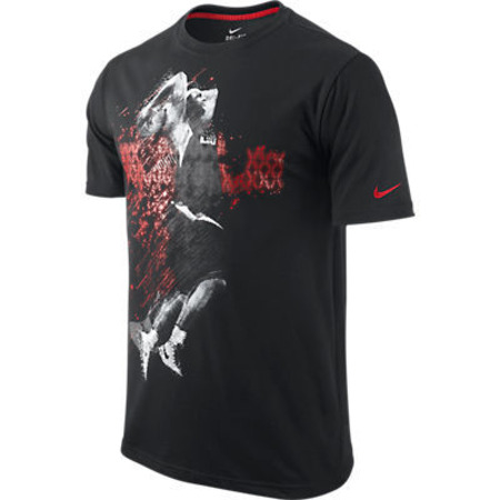 Camiseta Lebron Data Sport (010/preto/vermelho)