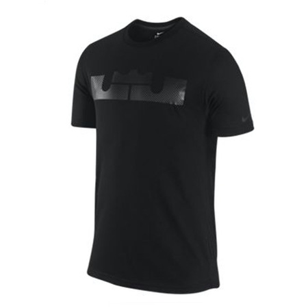 LeBron Dri-FIT Carbon Fiber Logo Bball T-Shirt (010/black)