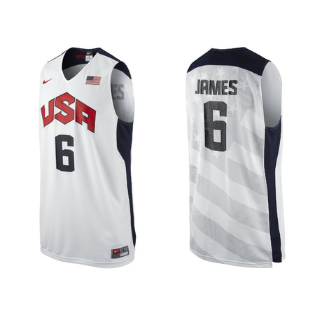 Replica Nike Lebron James "USA" (100/btanco/navy/vermelho)