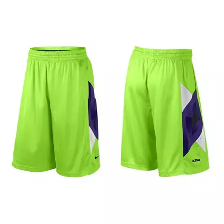 Lebron Infinite Short Homem (310/verde limâo/branco/azul)