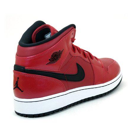 Air Jordan 1 Mid Bg Niño "Bulls" (602/rojo/negro/blanco)