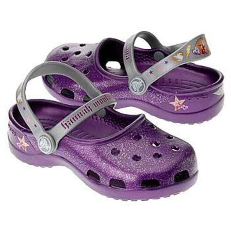 Crocs Hannah Montana Niña (grape/silver)