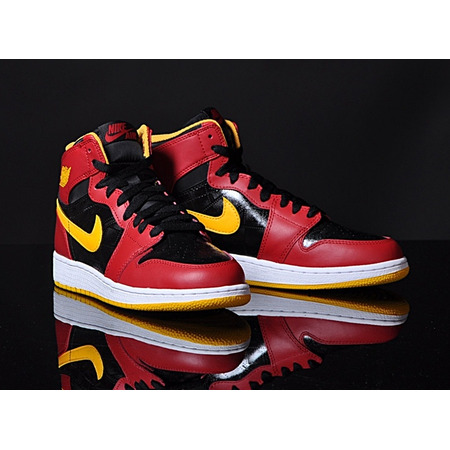 Air Jordan 1 Retro High (GS) "Atlanta Hawks) (017/negro/rojo/am)