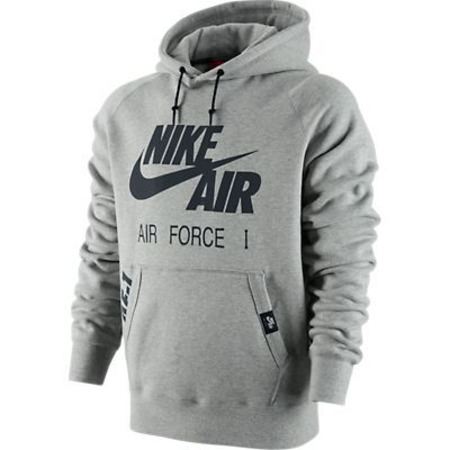 Sudadera Capucha Nike BB AW77 AF-1 (063/gris/negro)