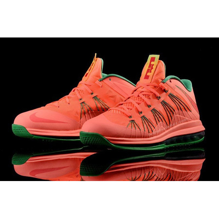 Nike Air Max Lebron X Low "Watermelon" (801/brightmango/verde)