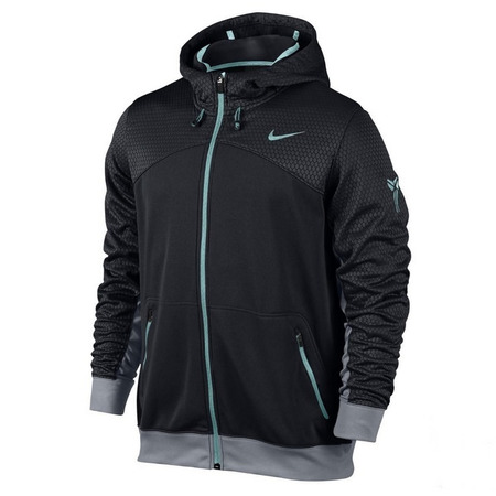 Sudadera Cap Kobe Dominator Hero Full-Zip (010/negro/menta/gris)