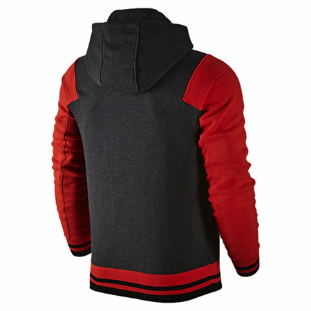 Jordan Varsity Hoody 2.0 "Twice Black Crimson" (033/negro/naranja)