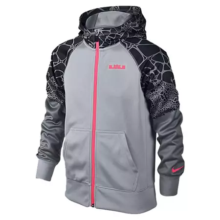 Lebron Sudadera Niño Hero PF Full-Zip (012/gris/hiperponche)