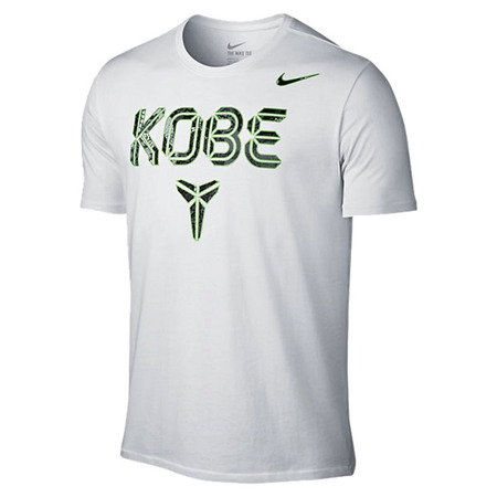 Camiseta Kobe Pattern (100/blanco/verde)