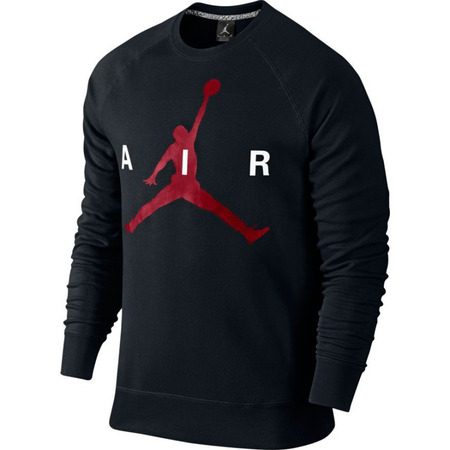 Jordan Sudadera Jumpman Graphic Brushed Crew (010/negro/rojo/blanco)