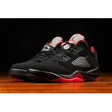 Air Jordan 5 Retro Low "Alternate `90" (001/black/gym red)