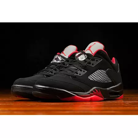 Air Jordan 5 Retro Low "Alternate `90" (001/black/gym red)