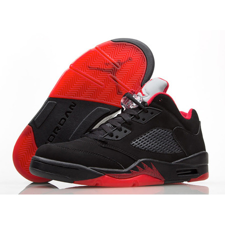 Air Jordan 5 Retro Low "Alternate `90" (001/black/gym red)