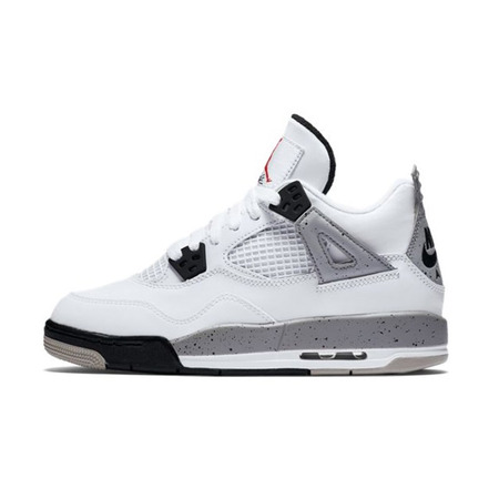 Air Jordan 4 Retro Og Bg "White Cement" (192/white/red/black)