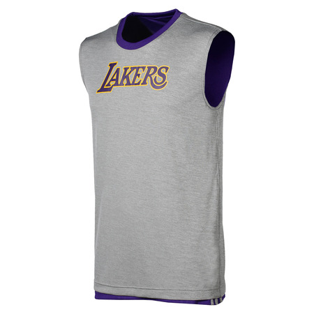 Adidas NBA Camiseta Niño L.A Lakers Winter Hoops Rev (purpura/gris)