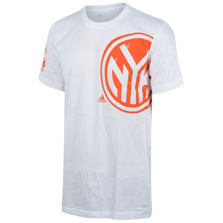 Adidas Camiseta NBA Price New York Knicks (blanco/naranja)