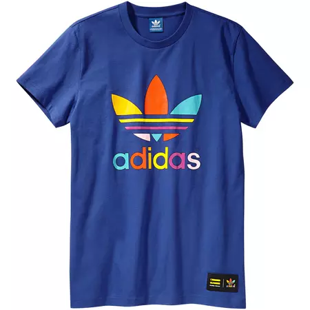 Adidas Originals Camiseta Mono Color Trefoil Pharrell Williams (azul)