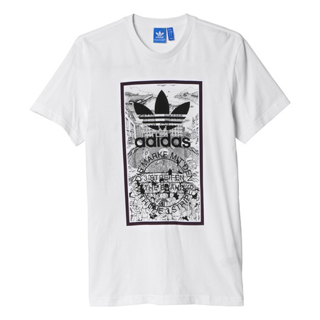 Adidas Originals Camiseta Hand Drawn Basketball (white)