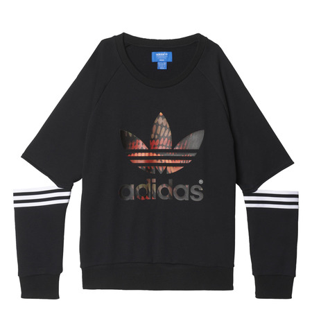 Adidas Originals CutOut Sweater Circus By Rita Ora (black/multicolor)