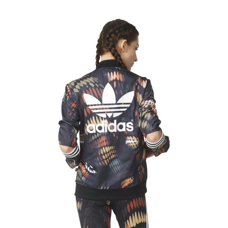 Adidas Originals Cut Out Circus Track Top By Rita Ora (multicolor)