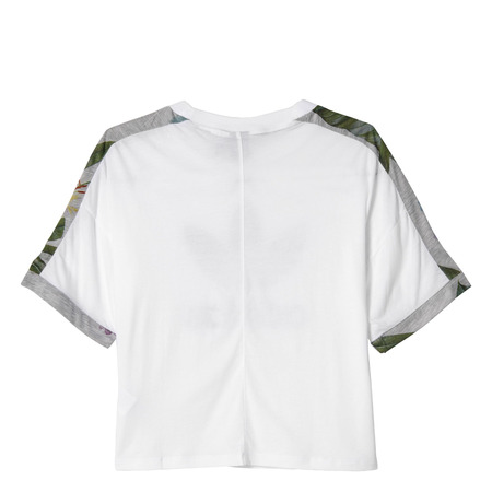 Adidas Originals Train Cuff Trefoil Floral Tee (white)