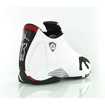 Air Jordan 14 Retro BG "Black Toe" (blanco/negro)