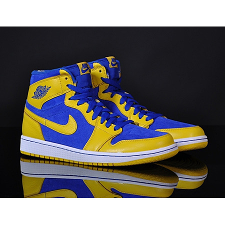 Air Jordan 1 Retro High (GS) "Maize" (707/amarillo/royal)