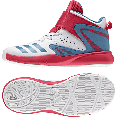 Adidas BasketBall Fun 2 Kids (white/red/blue)