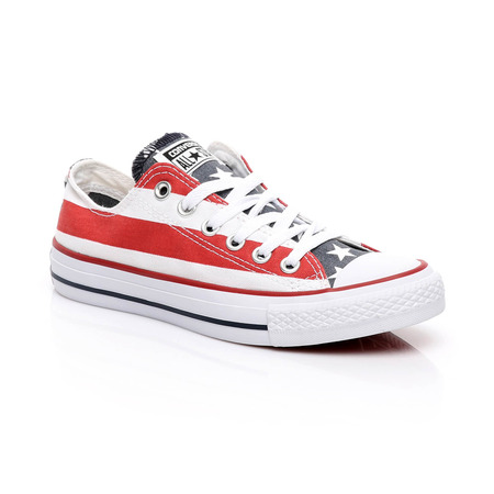 Converse Lonas All Star "Usa" OX Low (602/blanco/rojo/azul)