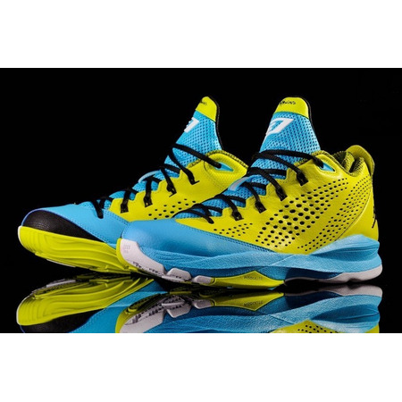 Jordan CP3. VII "Blue Beach" (306/verde lima/azul/negro/blanco)