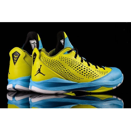 Jordan CP3. VII "Blue Beach" (306/verde lima/azul/negro/blanco)