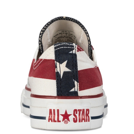 Converse Lonas All Star "Usa" OX Low (602/blanco/rojo/azul)